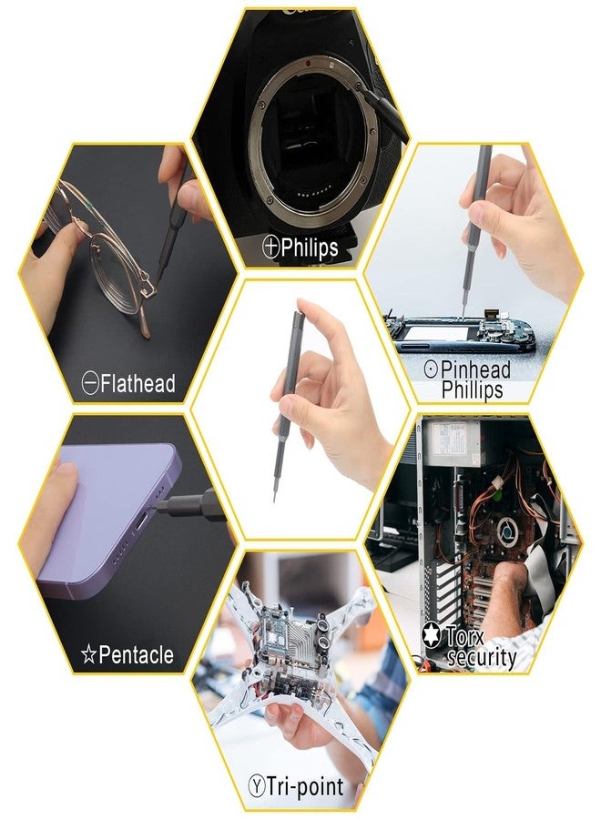 Finalize 24 in 1 Precision Screwdriver Set, Magnetic Screwdriver Kit,Multifunction Pocket Screwdriver Tool Set, Mini Screwdriver Kit, Repair Tool Kit for Electronics,Tablet, phone, Watches,Toys (1) - Image 2